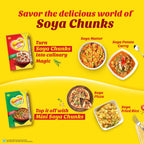 Saffola Soya Chunks, Tender & Juicy, 30% Protein, 200kg