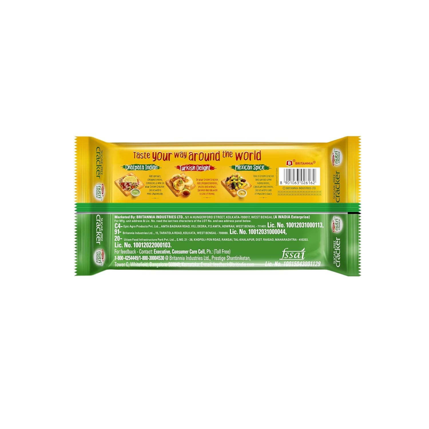 Britannia, Nutri Choice, Sugar Free Cracker, 300g