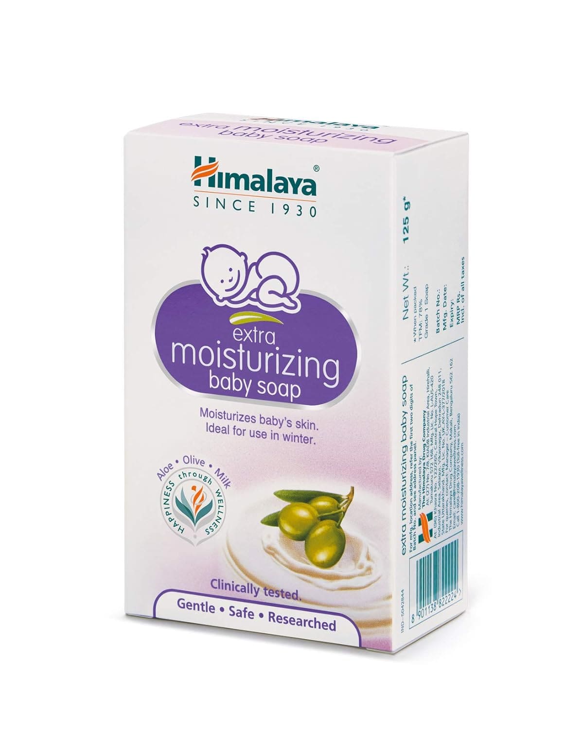 Himalaya Extra Moisturizing Baby Soap, 125g