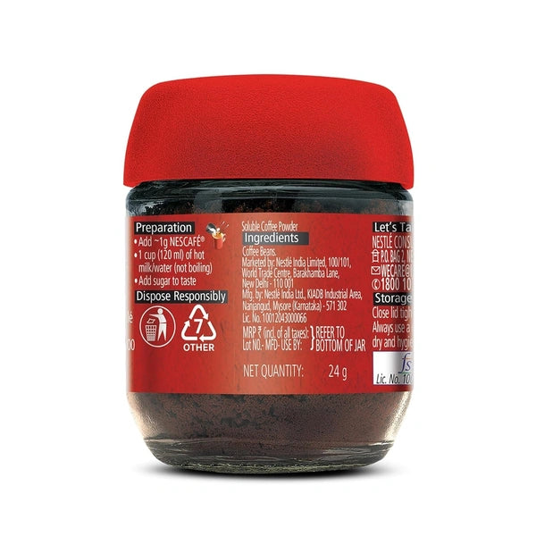 NESCAFE Classic, 100% Pure Coffee, 24g