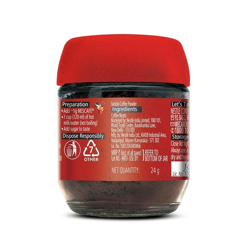 NESCAFE Classic, 100% Pure Coffee, 24g