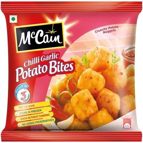 McCain Chilli Garlic Potato Bites, 420gm
