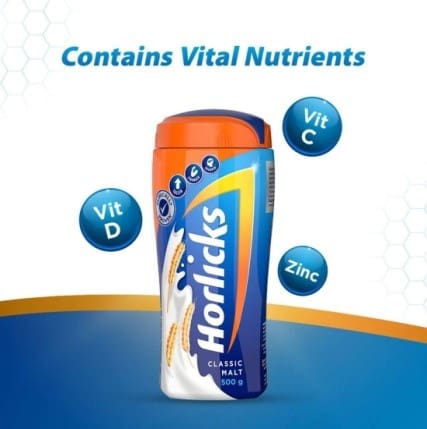 Horlicks Health & Nutrition Drink for Kids, 500gm