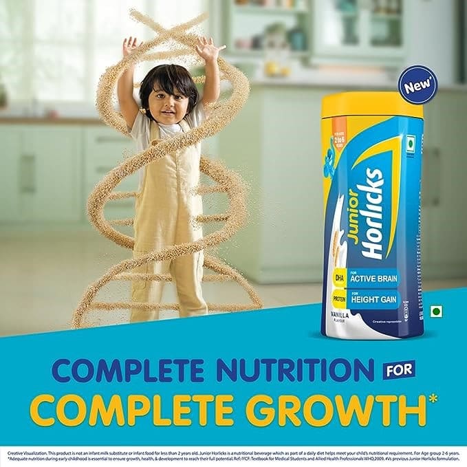 Junior Horlicks Health & Nutrition Drink Vanilla, 400gm