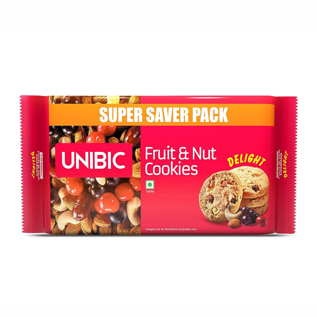 Unibic, Fruit & Nut Cookies, 300g