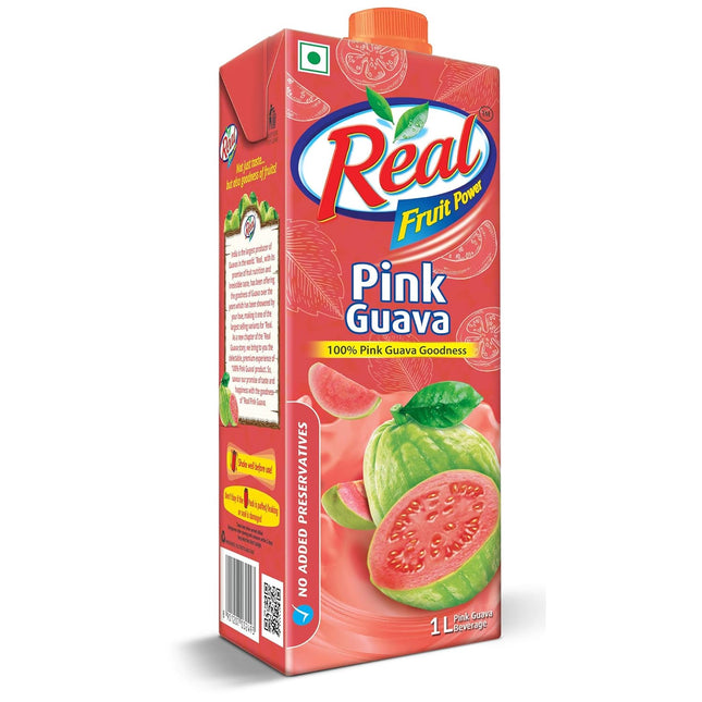 Real Pink Guava Juice, 1 L