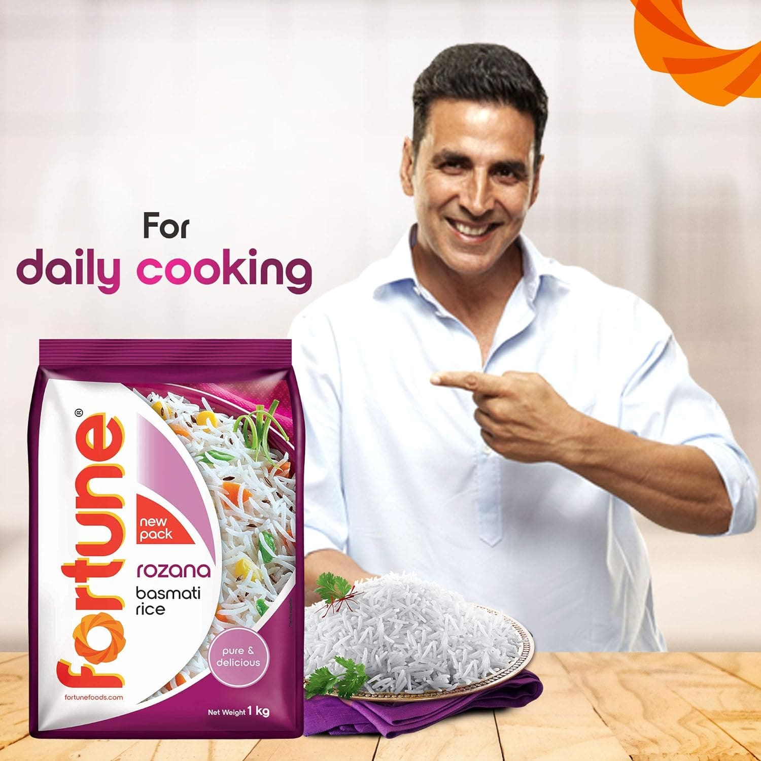 Fortune, Rozana Dubar Basmati Rice, 1kg