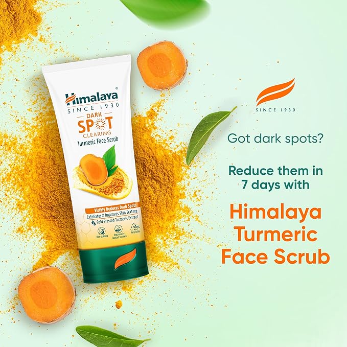 Himalaya Dark Spot Clearing Turmeric Face Scurb, 100g