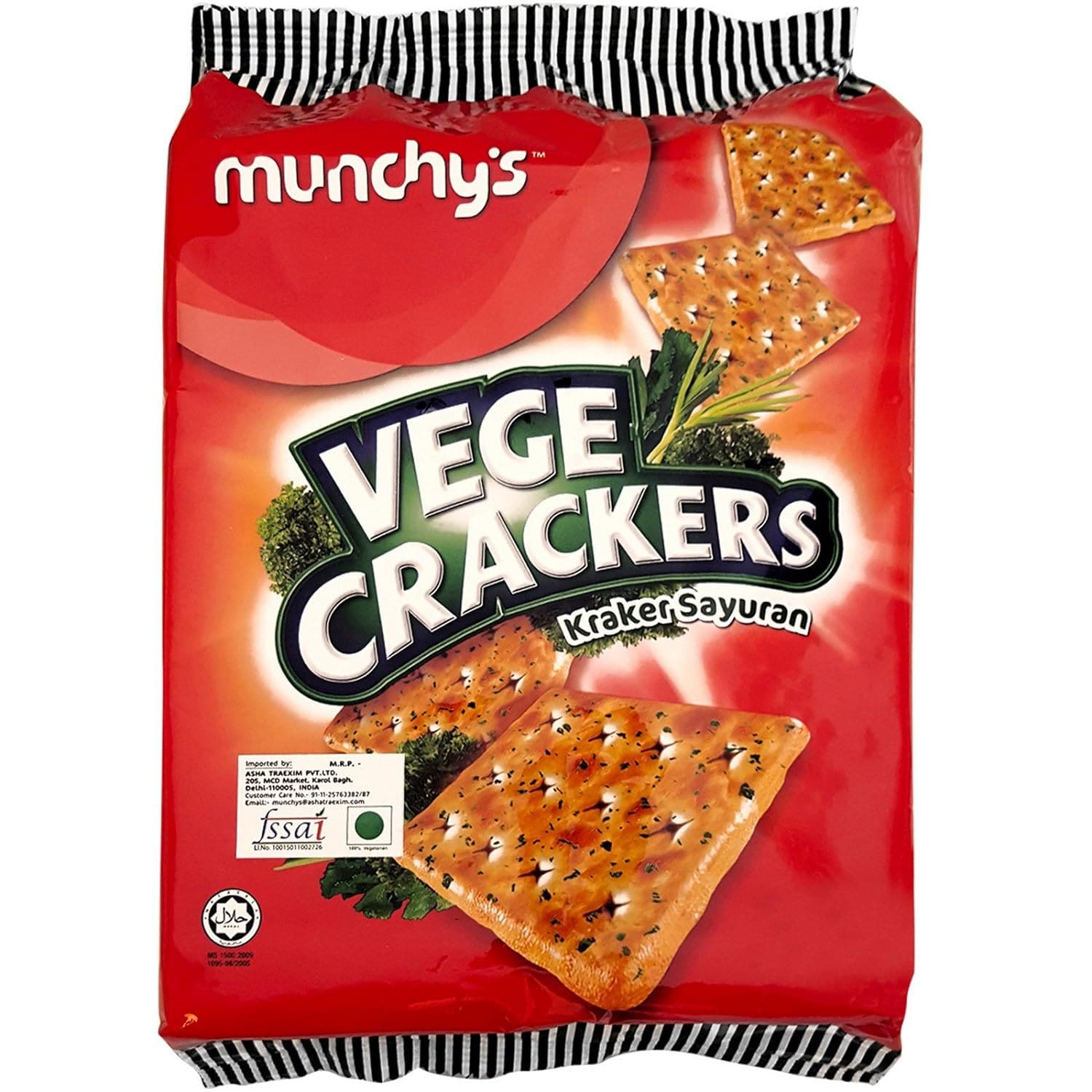 Munchys Vege Crackers - Kaker Sayuran, 300g