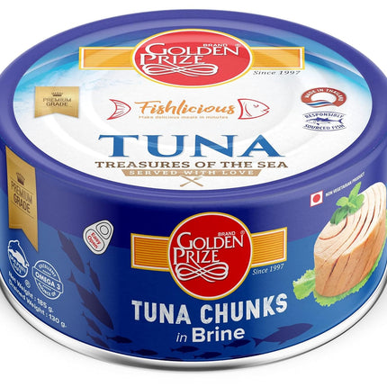Golden Prize, Tuna Chunks in Brine, 185g
