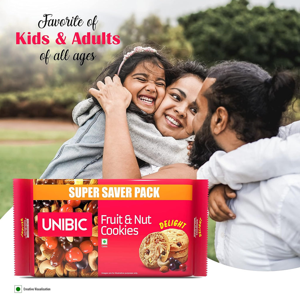 Unibic, Fruit & Nut Cookies, 300g