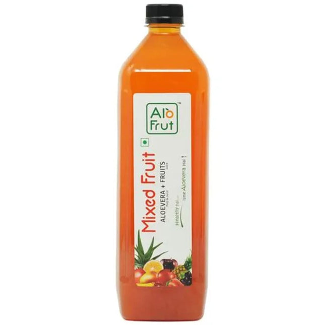 Alo Fruit Mixed Fruit Aloevera Juice, 1000 ml | Fruit Juice Mai Aloevera Hai | Ready To Serve