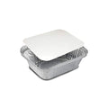 Aluminium Foil Container 250ml for Takeaway, Serving & Storing Food With Lid Cover included (Pack of 100)
