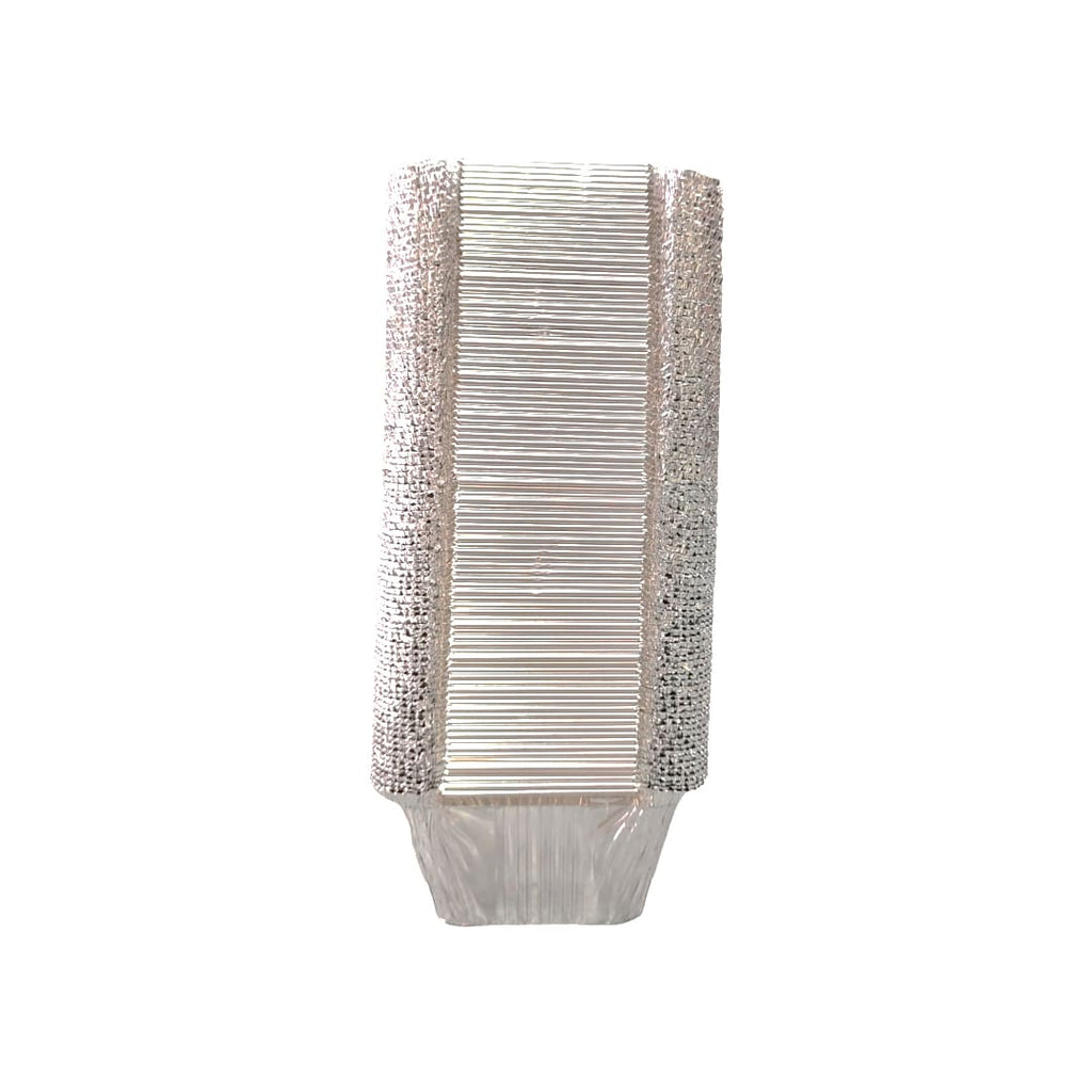 Aluminium Foil Container 450ml for Takeaway, Serving & Storing Food With Lid Cover included (Pack of 100)