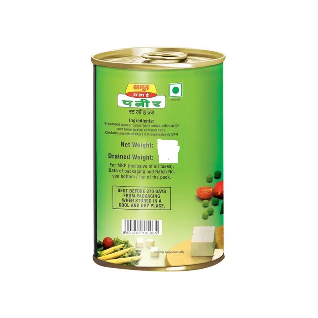 Amul Malai Paneer - Sterlised, 800 g