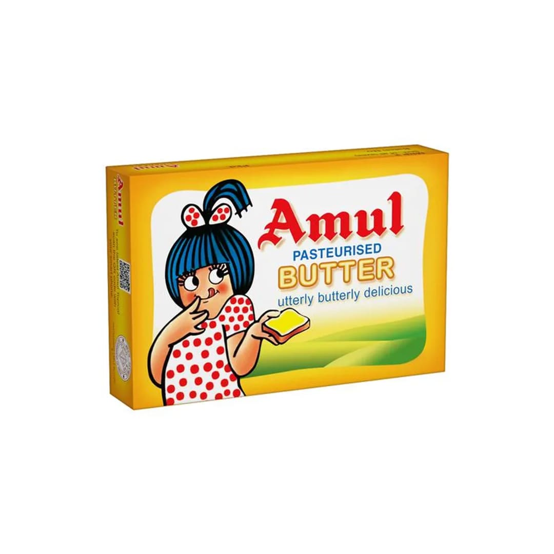 Amul Butter Labelling Amul Pasteurised Butter, 100 g – NagaBazaar™
