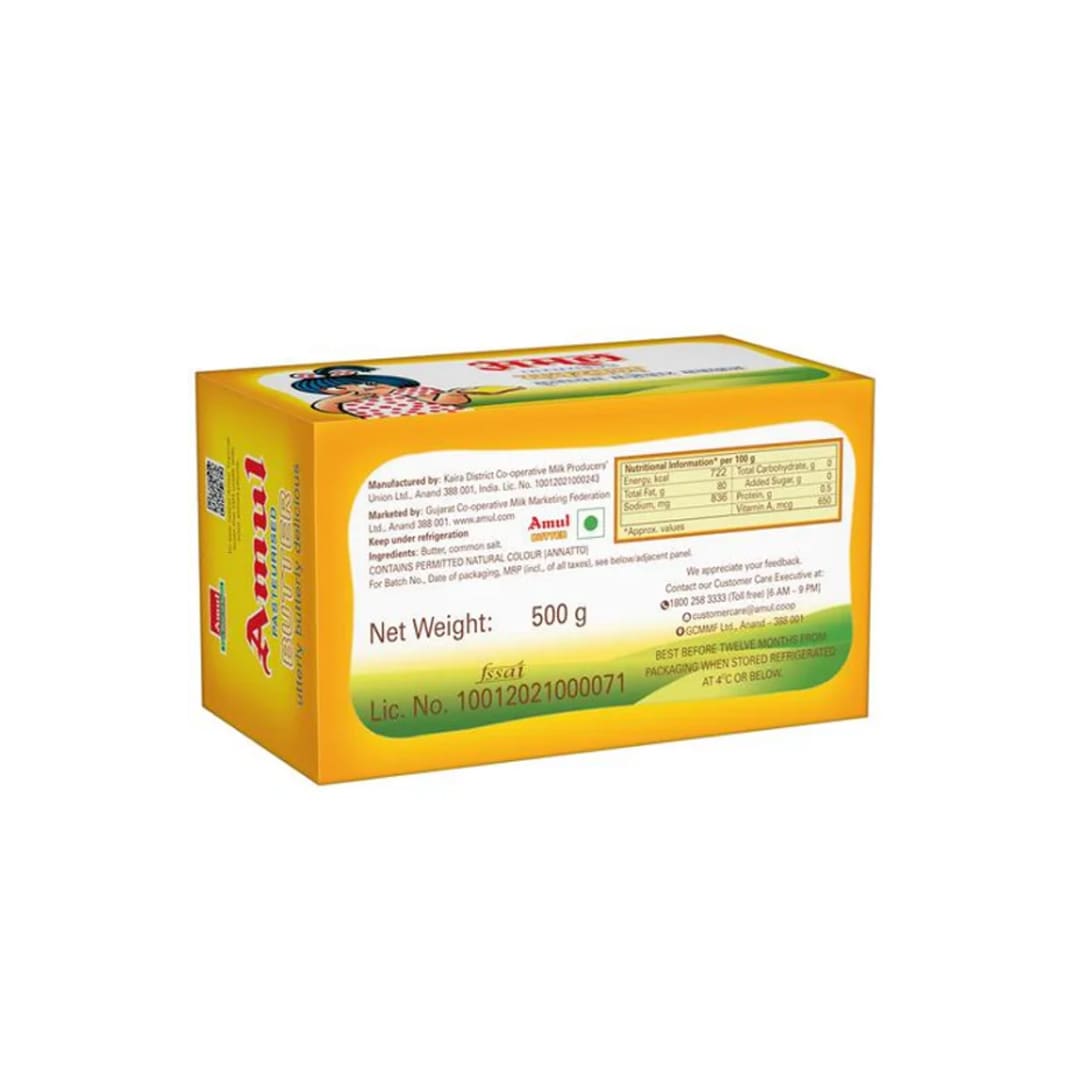 Amul Pasteurised Butter, 500 g