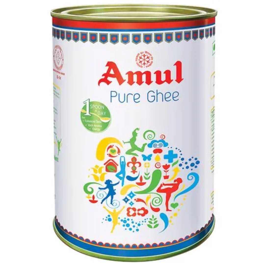 Amul Pure Ghee, 1 L Tin