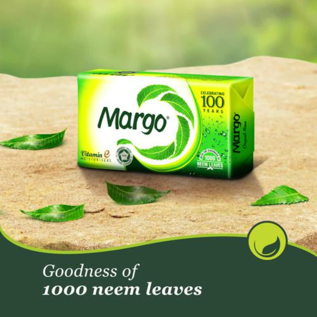 Margo Original Neem Soap, Neem Leaves, 100g
