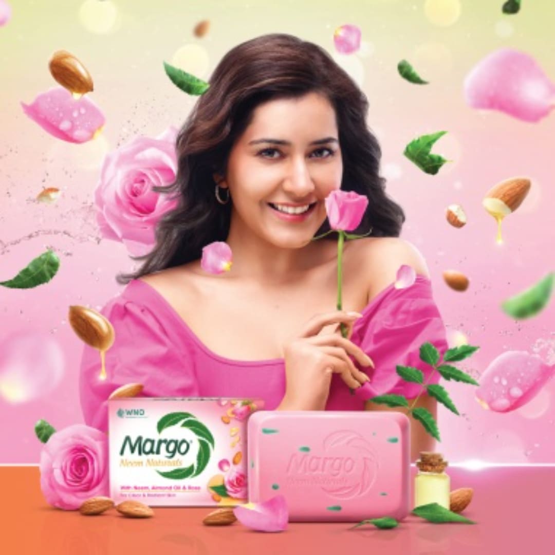 Margo Neem Naturals Soap Rose 100gm
