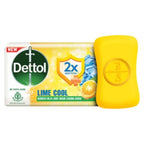 Dettol Lime Cool, Bathing Soap Bar (150gx4)