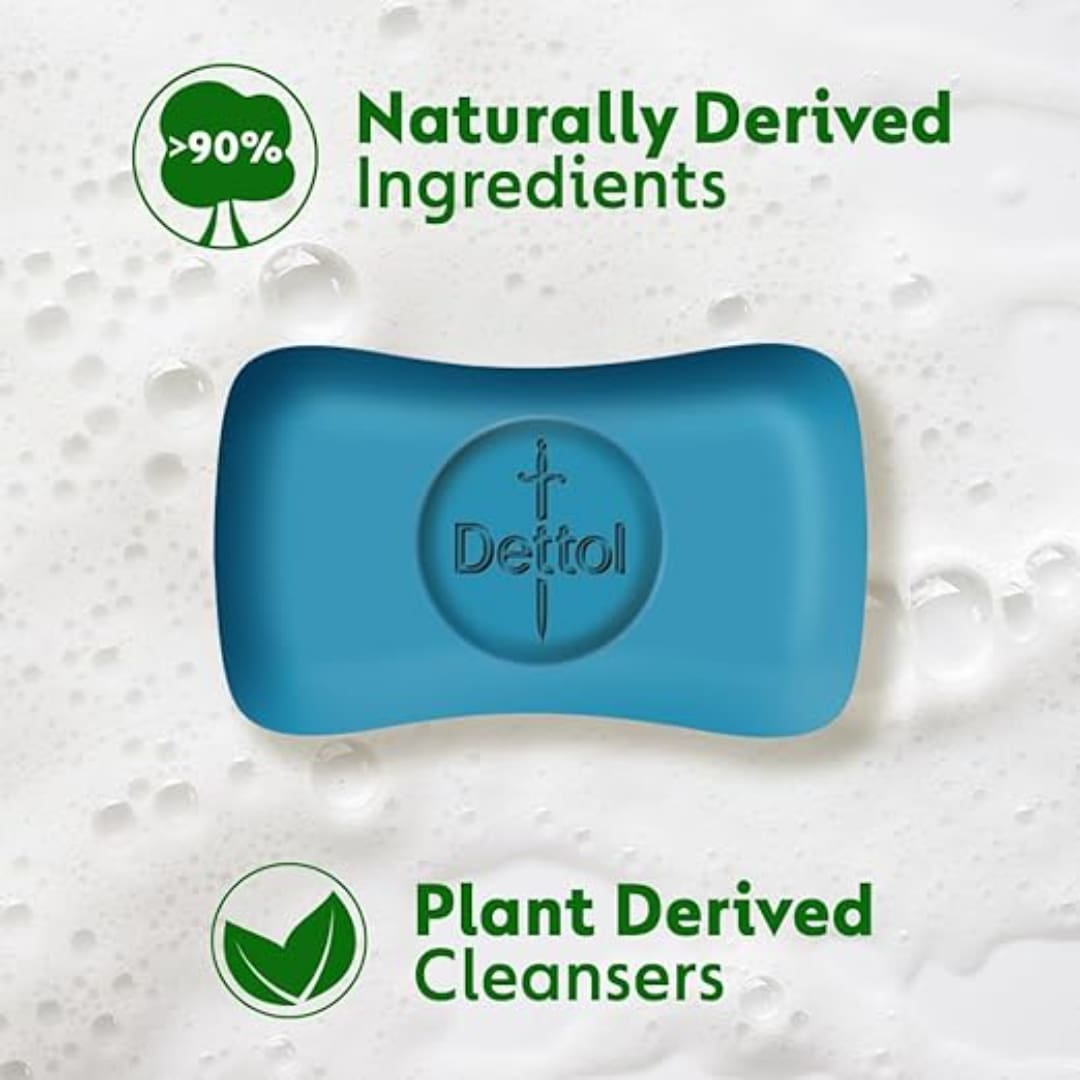 Dettol Icy Cool Bathing Soap (100gx5)