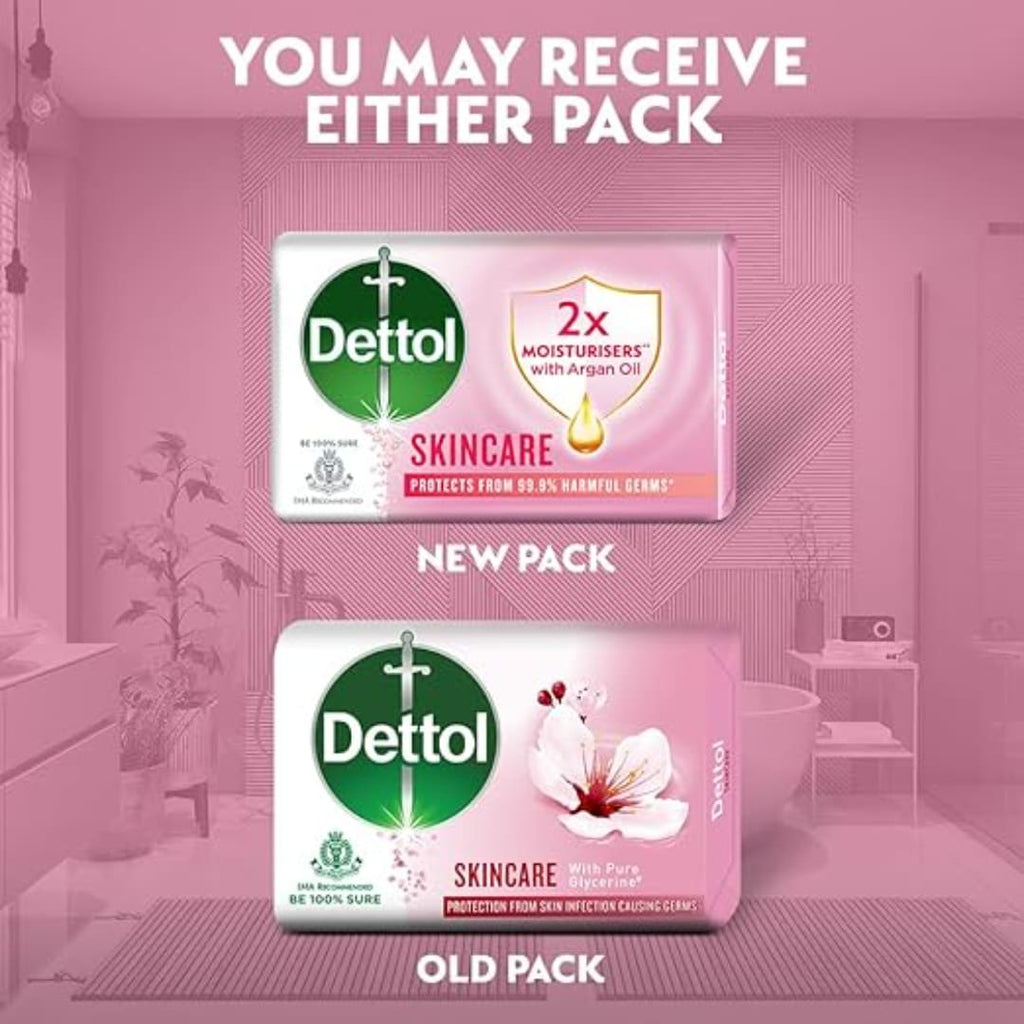 Dettol Skincare Bathing Soap (100gx 4)