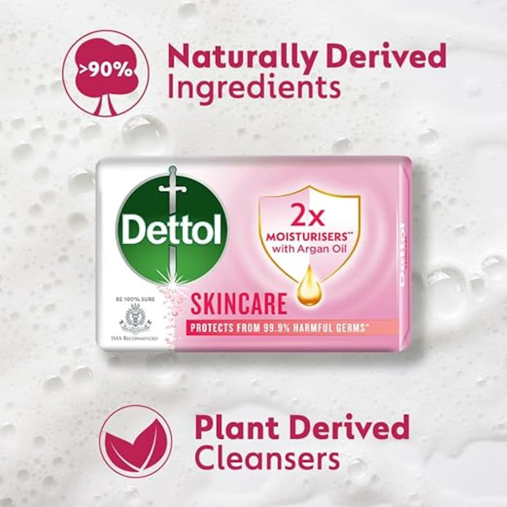 Dettol Skincare Bathing Soap (100gx 4)