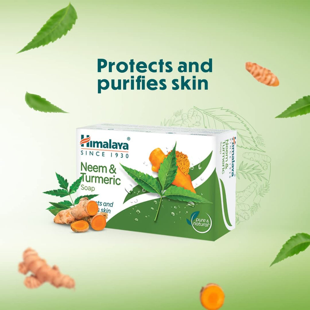 Himalaya Herbals Neem And Turmeric Soap, 125g