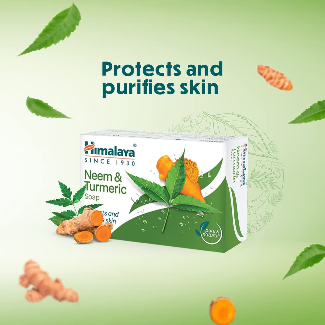 Himalaya Herbals Neem And Turmeric Soap, 125g