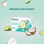 Himalaya Herbals Refreshing Cucumber Soap and Coconut Soap, 125g