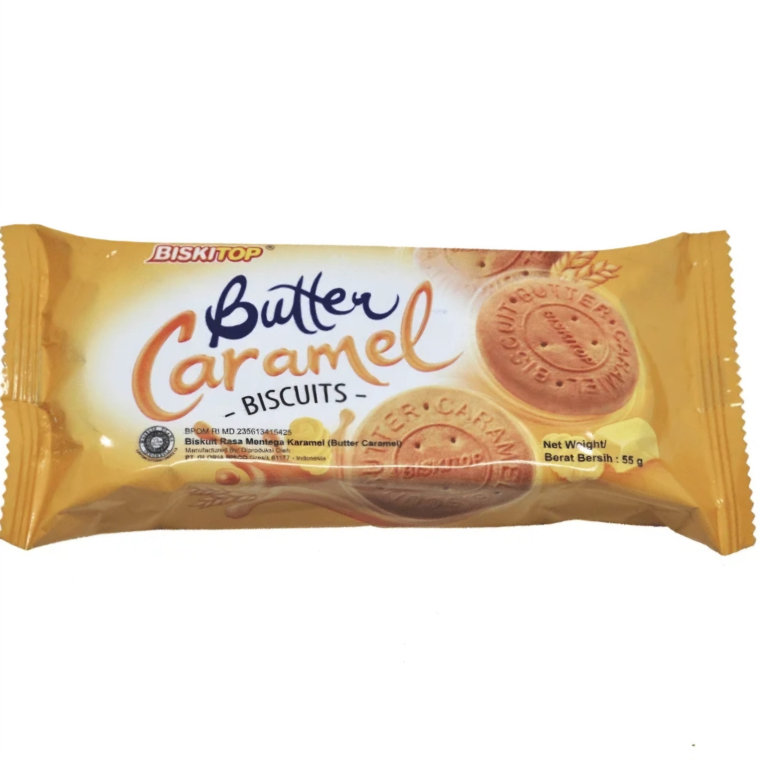 Biskitop, Butter Caramel Biscuit, 55g