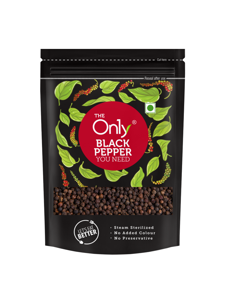 On1y Whole Black Pepper 40g