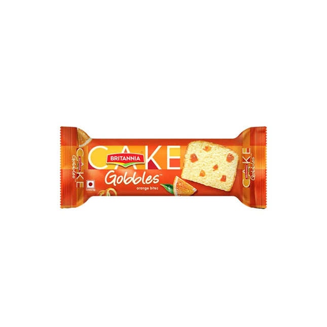 Britannia Gobbles Orange Cake, 42gm