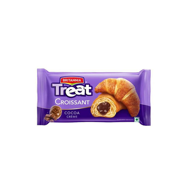 Britannia Treat Croissant - Cocoa Creme Filling, 45gm