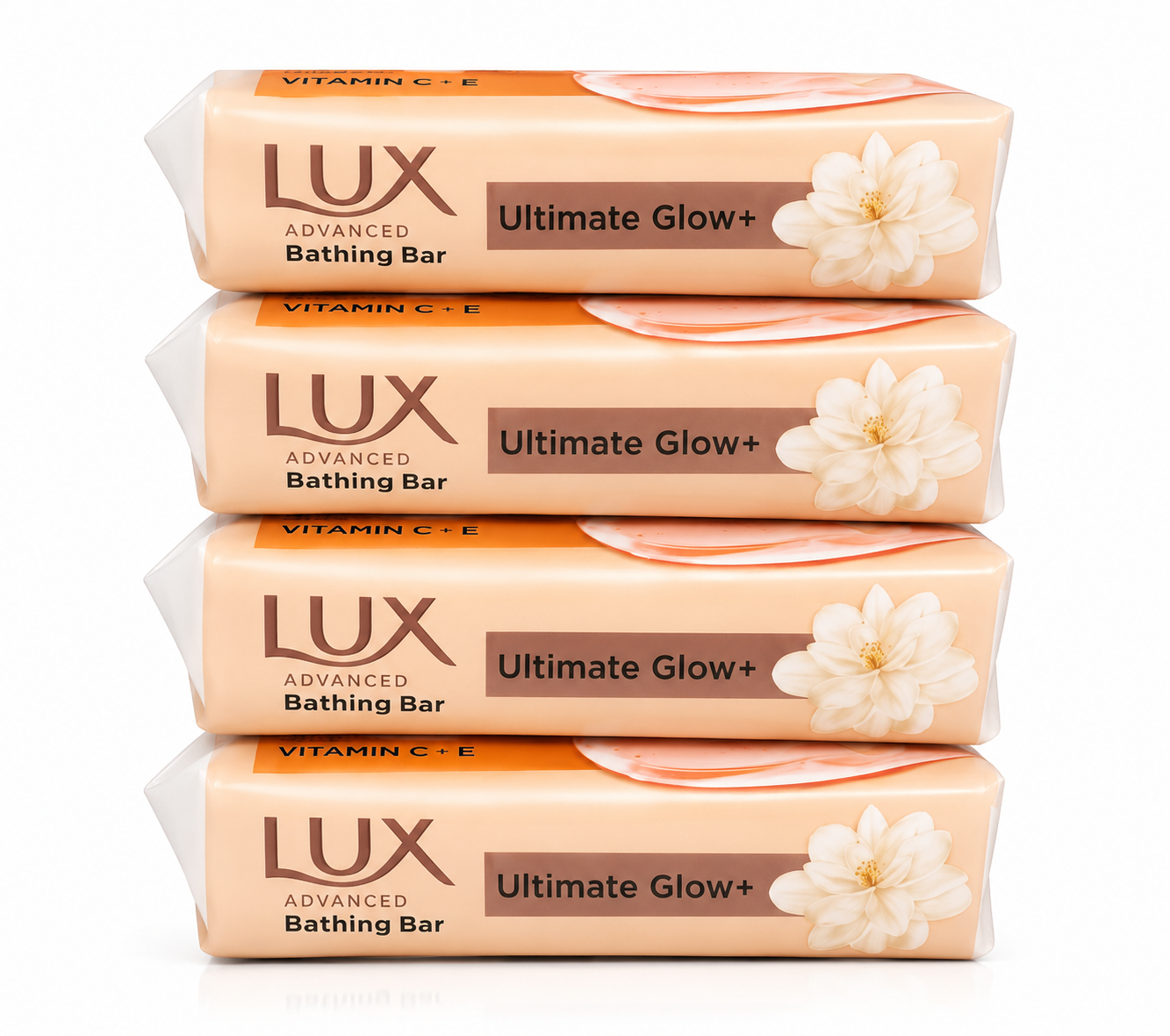 Lux Advanced Ultimate Glow+ Jasmise, 100g Pack of 4