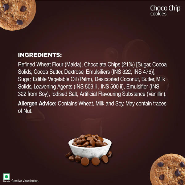 Unibic, Choco Chip Cookies, 300g