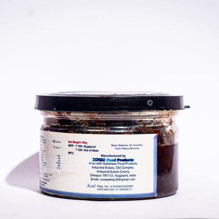 Zonee Fermented Soya Bean Pickle with King Chilli, 100g