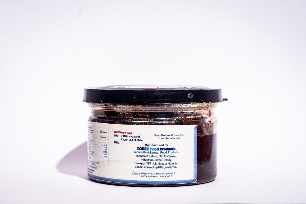 Zonee Fermented Soya Bean Pickle with King Chilli, 100g