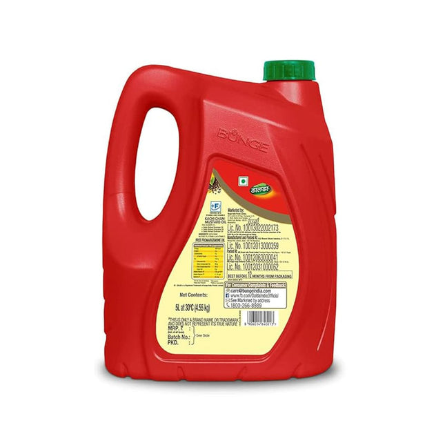 Dalda Kachi Ghani Mustard Oil - 5 Litre (Jar)