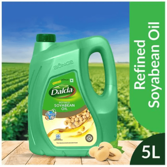 Dalda Refined Soyabean Oil, 5 L