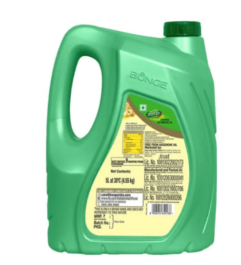 Dalda Refined Soyabean Oil, 5 L