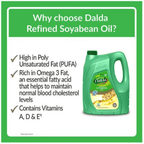 Dalda Refined Soyabean Oil, 5 L