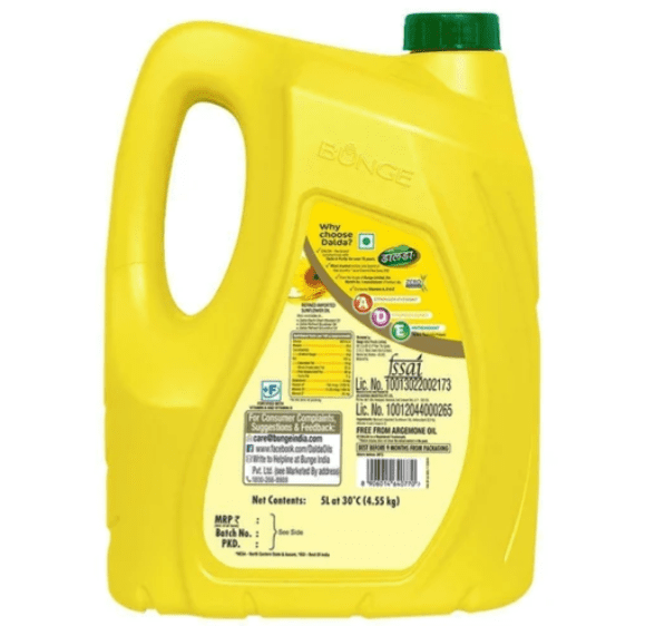 Dalda Refined Sunflower Oil 5 L