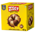 Ziggy, Donut Cake, Choco Vanilla Cake, 470g (Pack of 10)