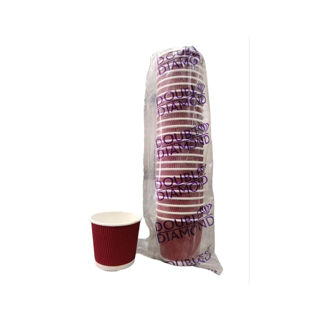 Double Diamond Paper Disposable Ripple Cup