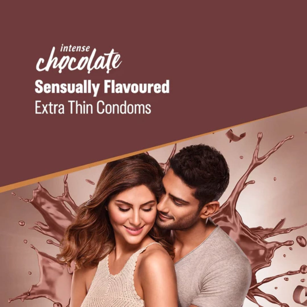 Durex Extra Thin Intense Chocolate Flavoured Condoms - 3 Count