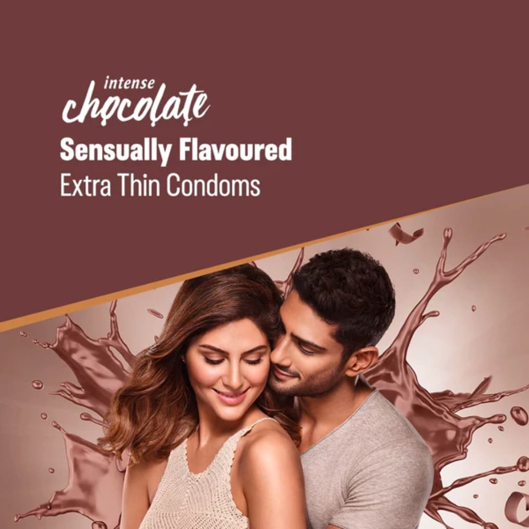 Durex Extra Thin Intense Chocolate Flavoured Condoms - 3 Count