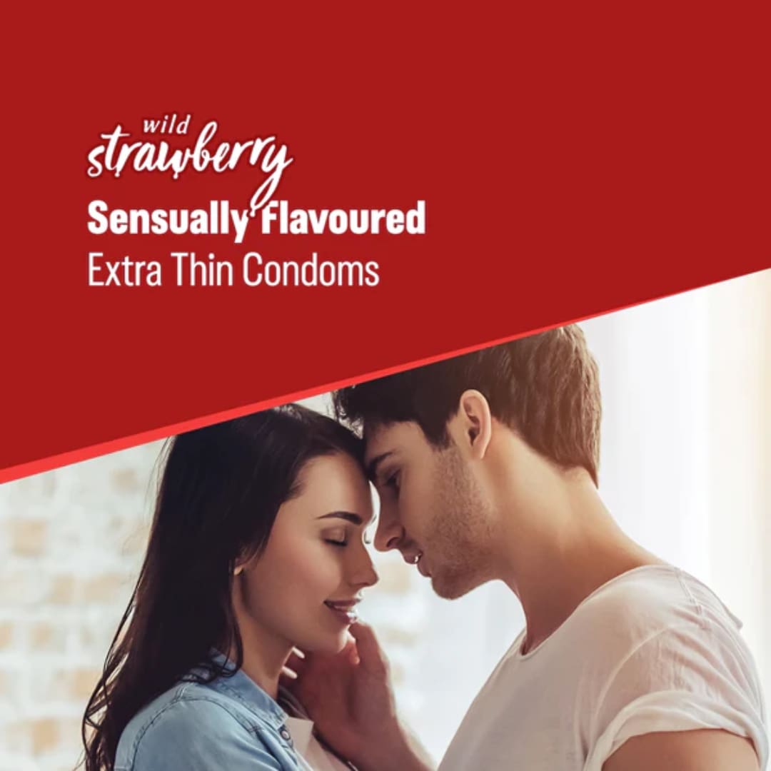 Durex Extra Thin Wild Strawberry - 10 Condoms.