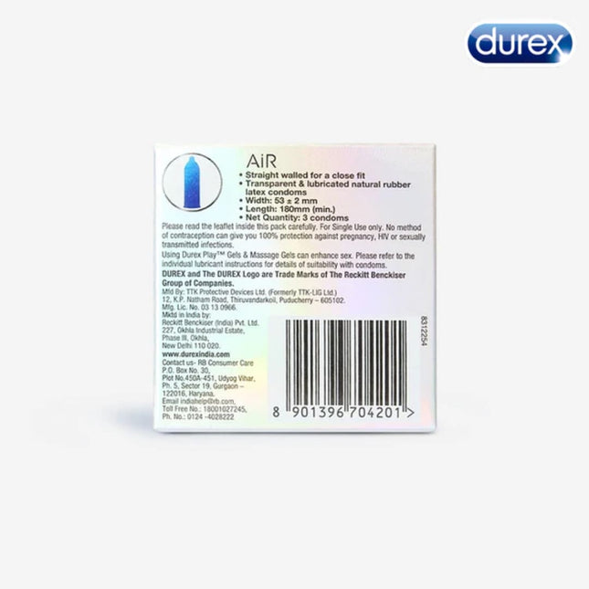 Durex Ultra Thin Air - 3 Condoms